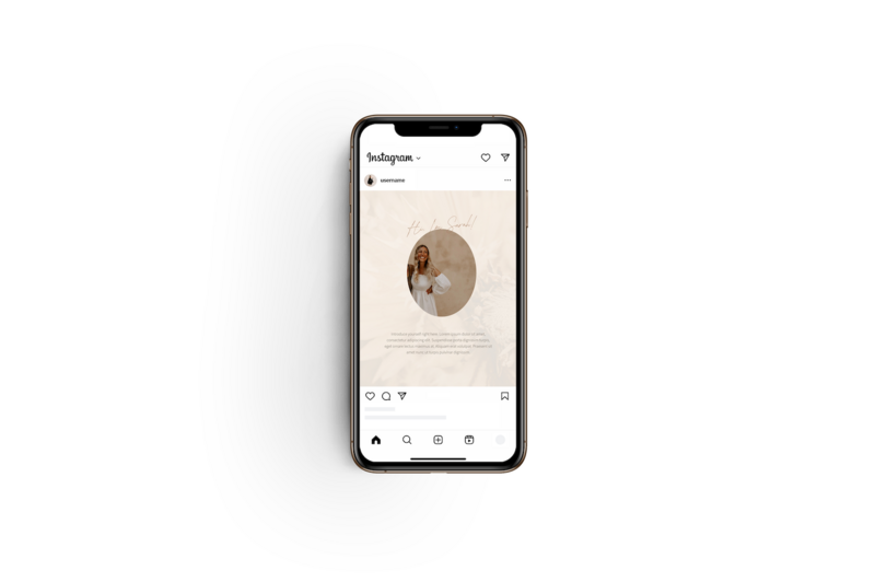 Boho Instagram templates for photographer Honey Seed 6
