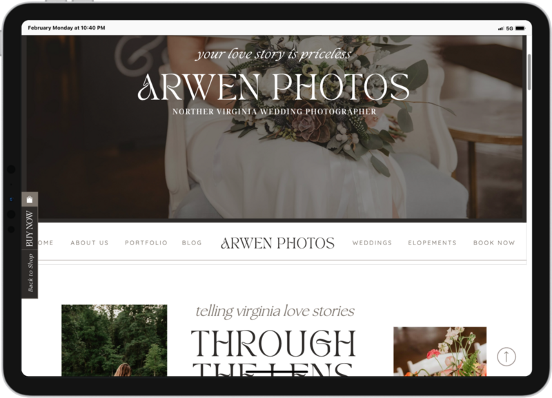 Wedding Photographer Showit Designer & Showit Templates