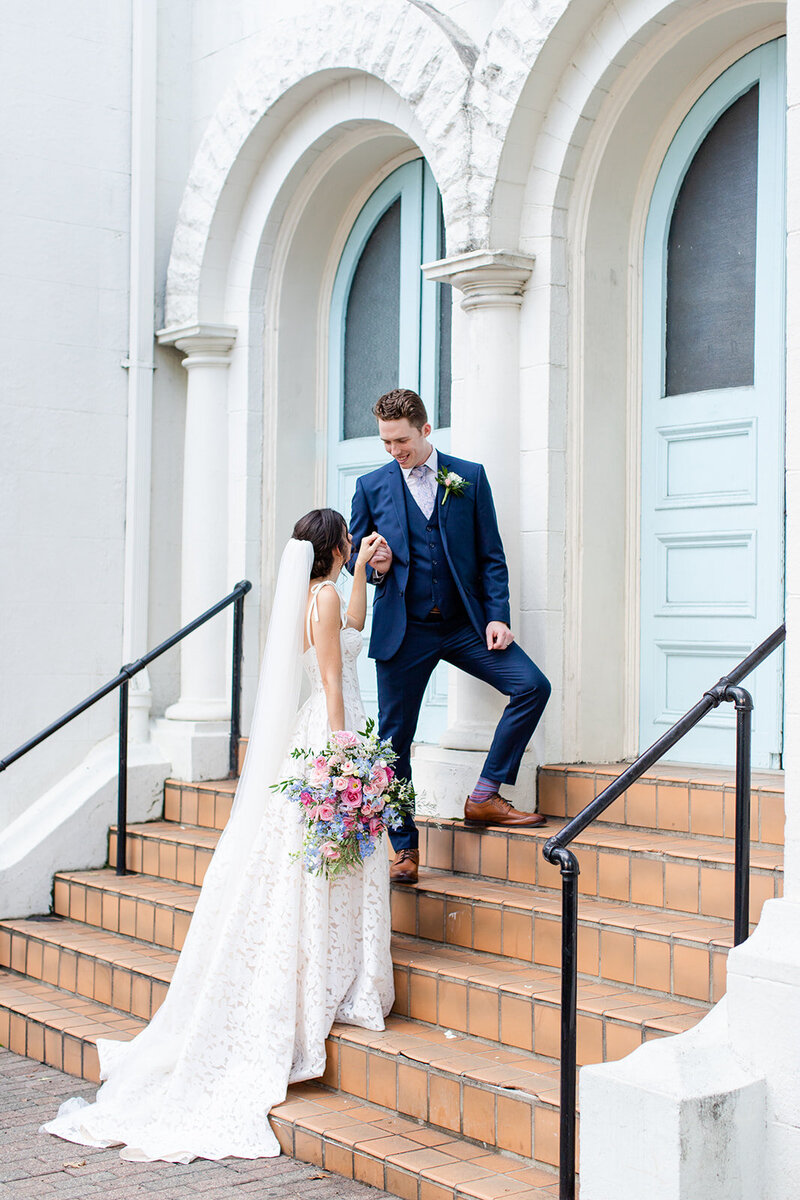 Vintage Church & Cannon Room Downtown Raleigh NC Wedding_Katelyn Shelley Photography (128)