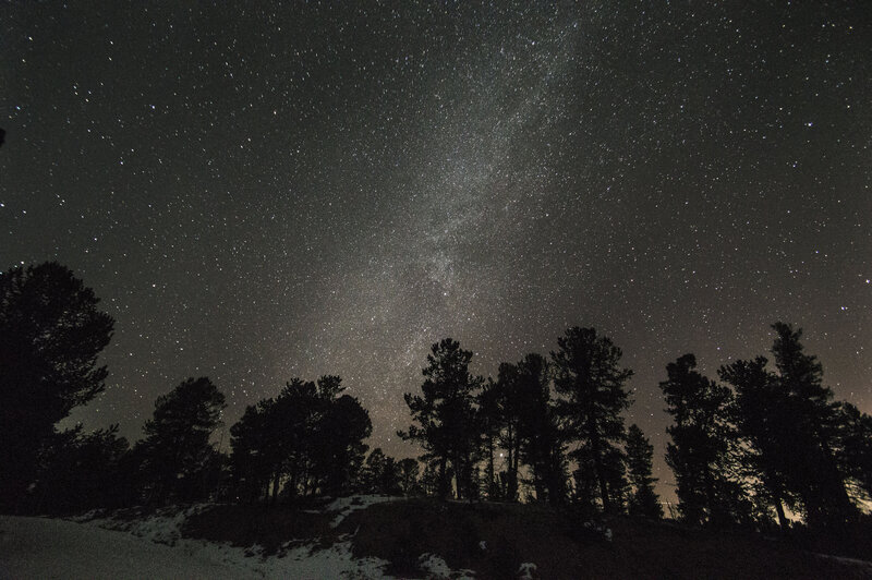 Astrophotography image in Colorado