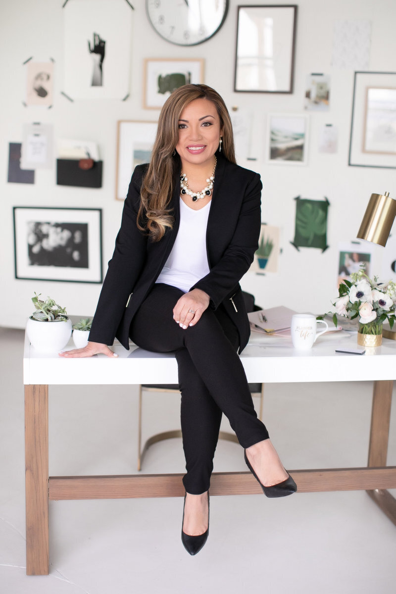 Beckie Rose, founder of NorthRose Studio smiling on video call