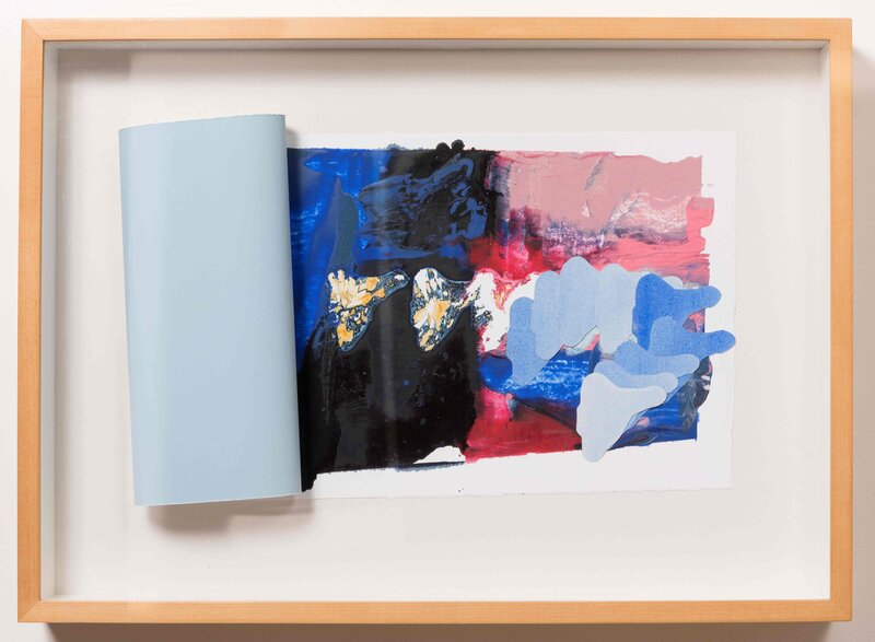 Rolling Closure, 2003 Oil and acrylic on paper 47 x 123.5 cm_11zon