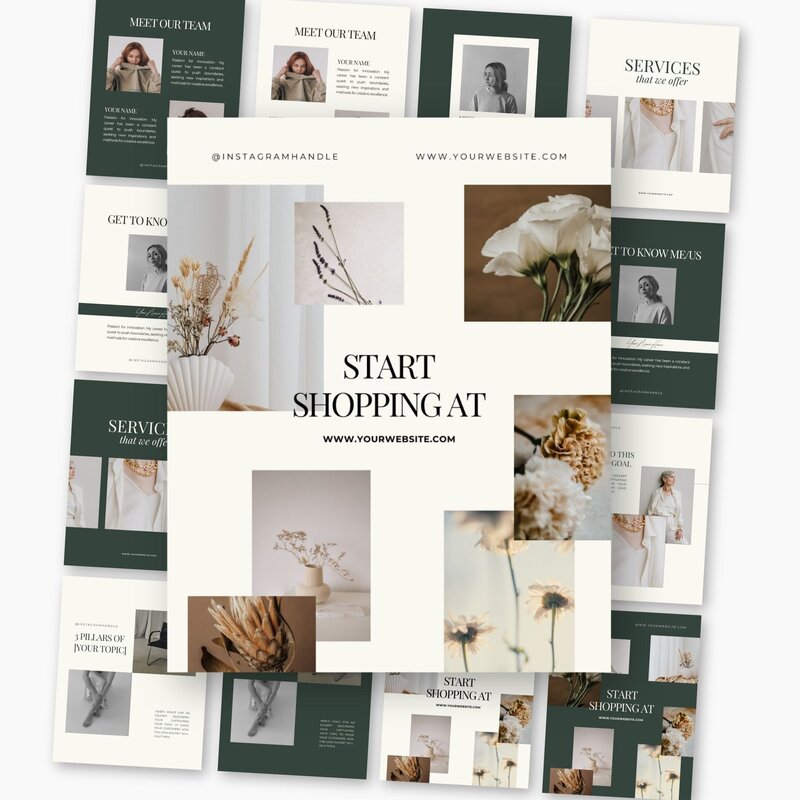 instagram portrait pinned and carousel post templates4