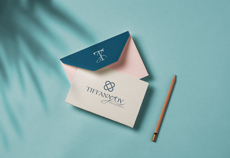 mockup of branding for photographers by Palme Design Co