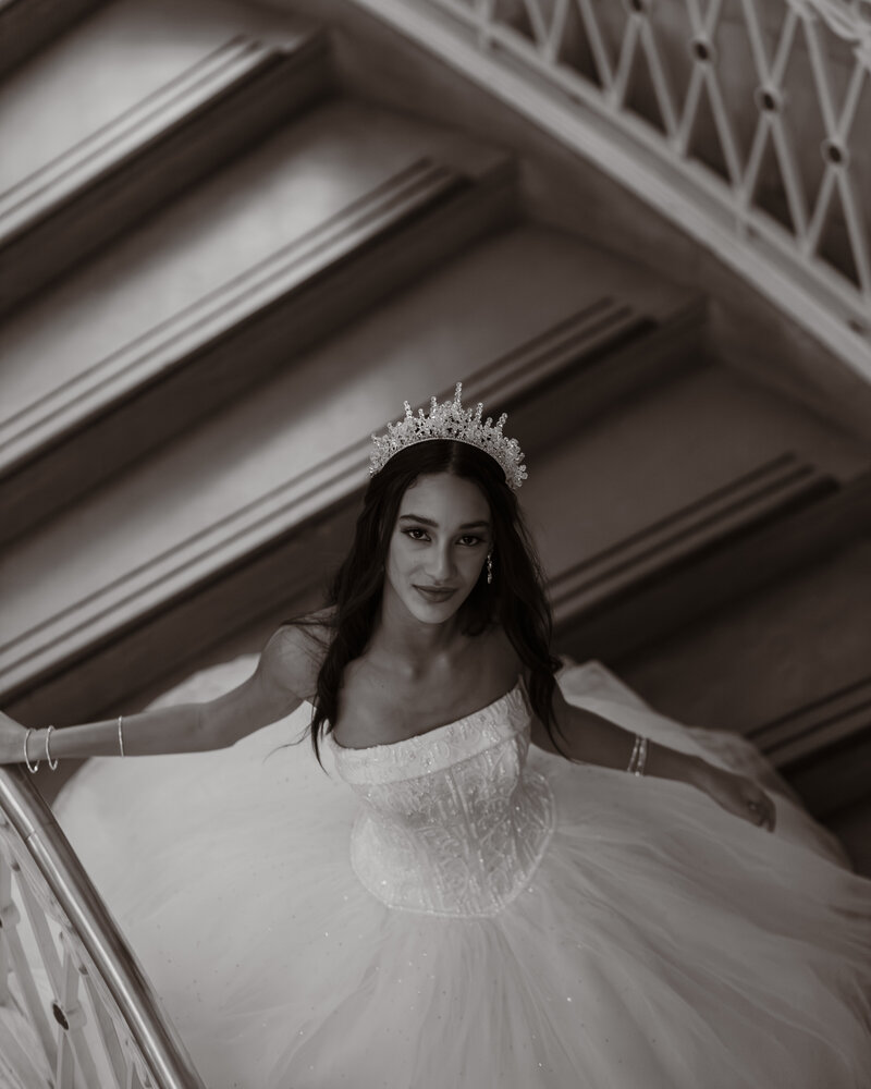 Quinceañera shoot at Hartford City Hall