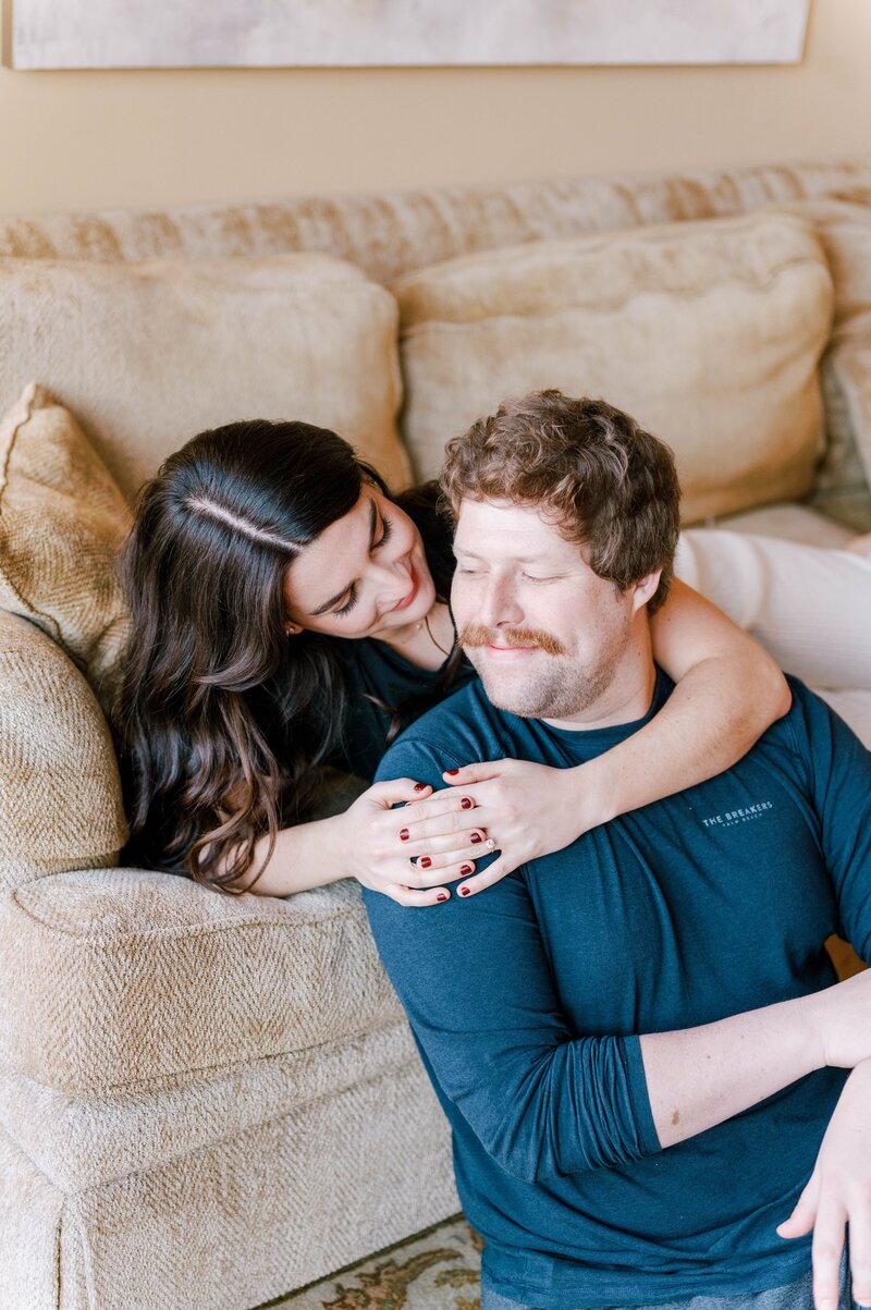 Jamie & Will Blowing Rock NC Winter Engagement Session_0705
