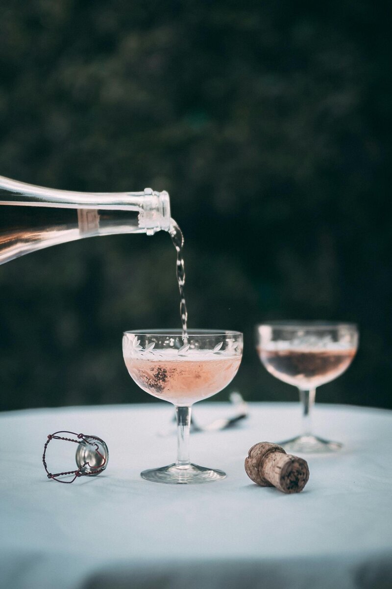 Pouring Champagne