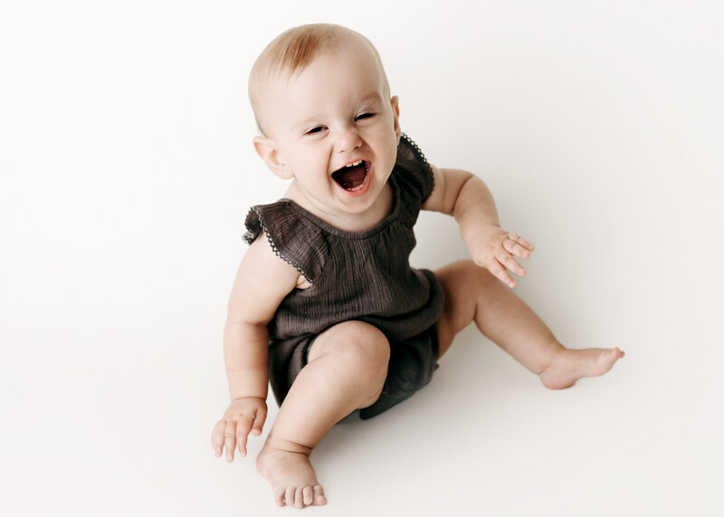 Arvada Colorado Photography studio toddler photoshoot with Erin Jachimiak Photography