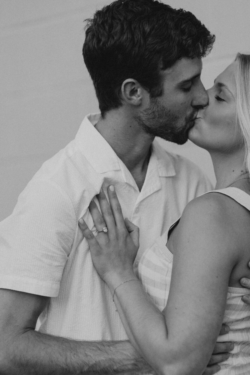 Candid engagement photo for Ohio and Michigan couples who want emotional, documentary-style images that feel effortless and real.