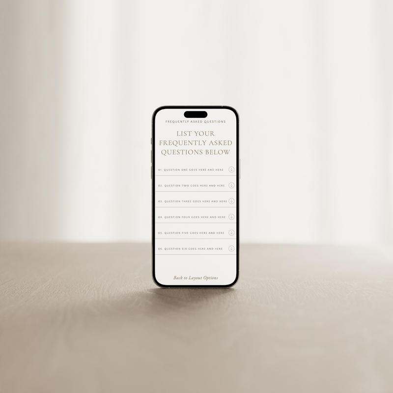 Showit Website Template