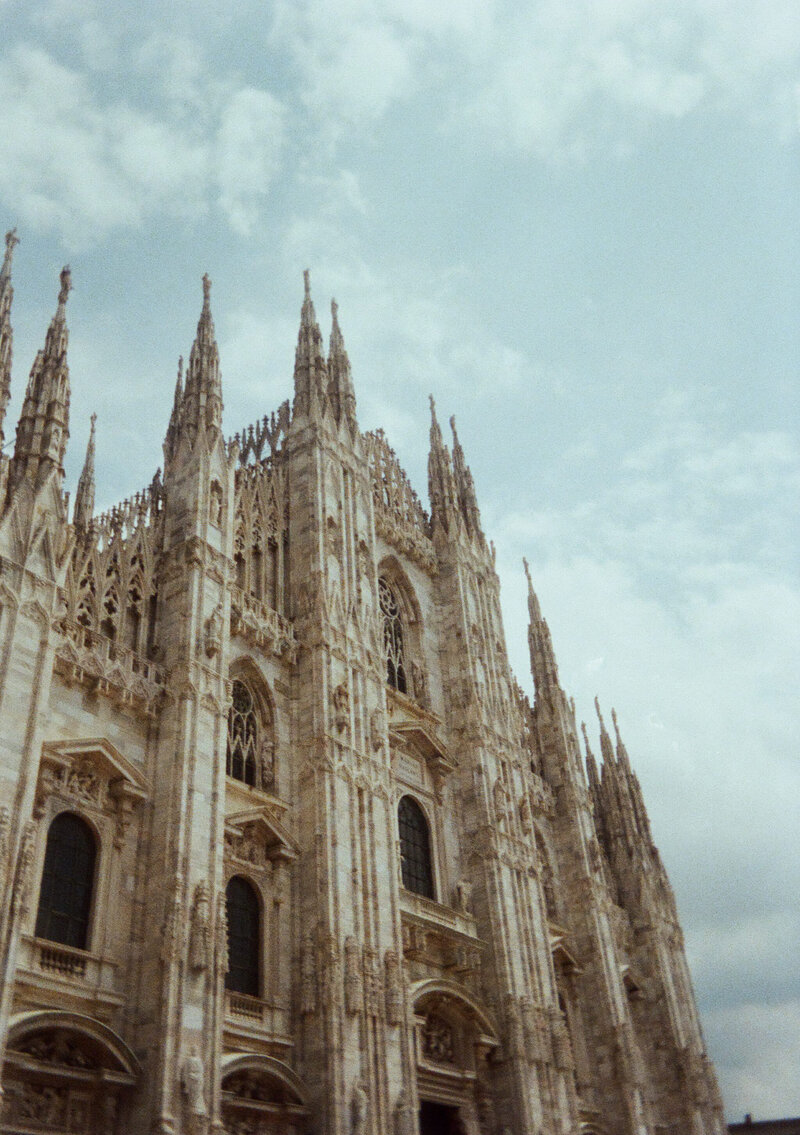 church in milan, italy.