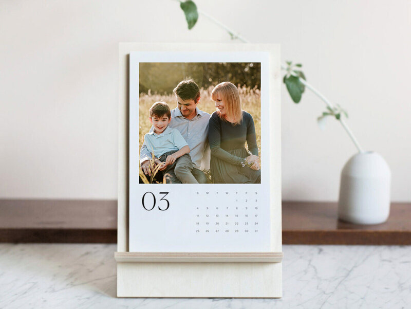 fine art family photo calendar 