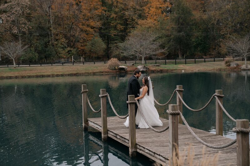 Wedding reception at Lake House at Bulow in Charleston SC 