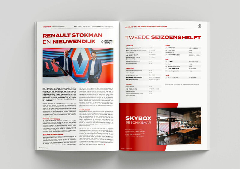 Studio Paoline Kruijssen - portfolio vormgeving - AZ Alkmaar - 6