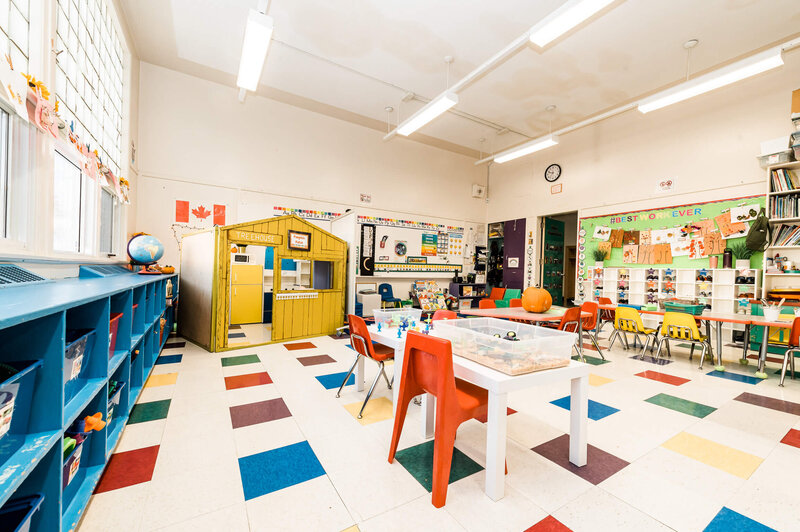 green circle preschool classroom