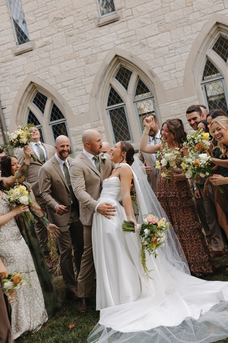 Engagement session in Indiana at a modern upscale bar