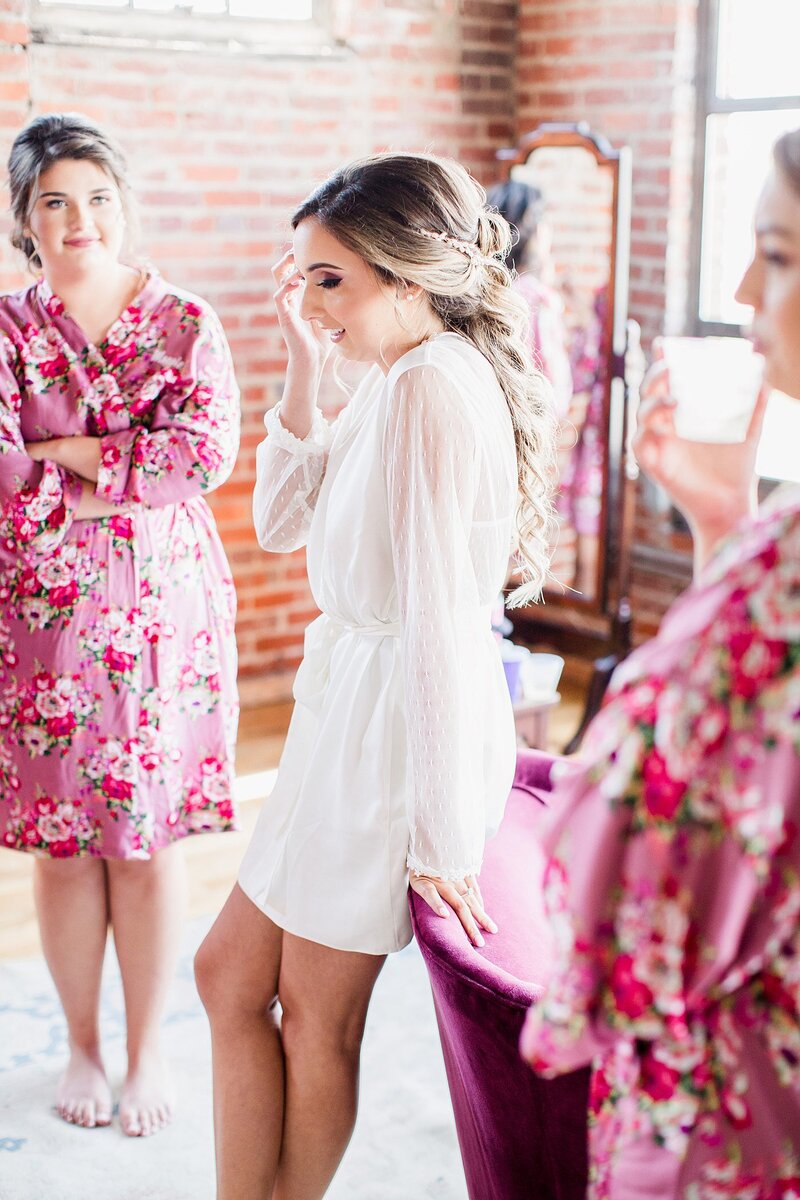 getting ready by Knoxville Wedding Photographer, Amanda May Photos