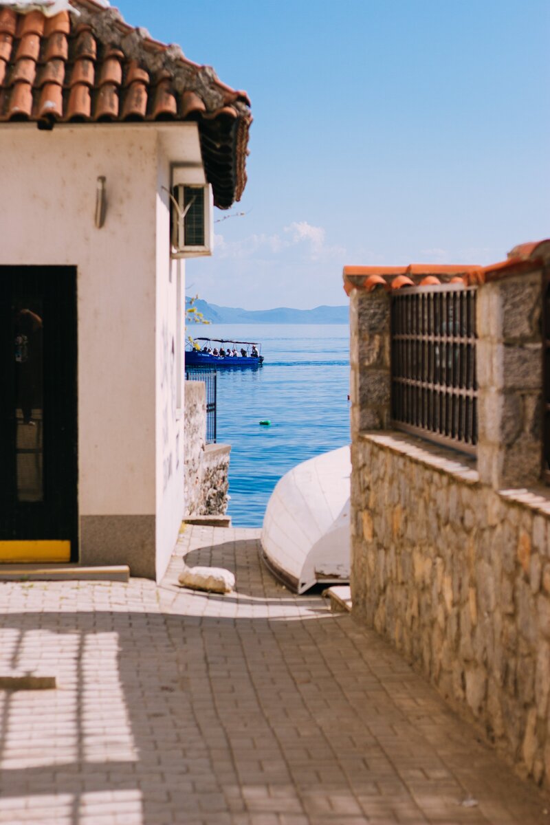 buildings by the water