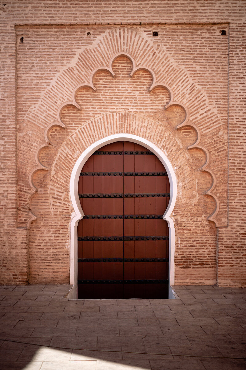 mooie deur in marrakech