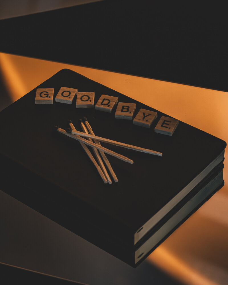 Self-healing workbook and reflection card set guiding women through letting go, reclaiming power, and moving forward.