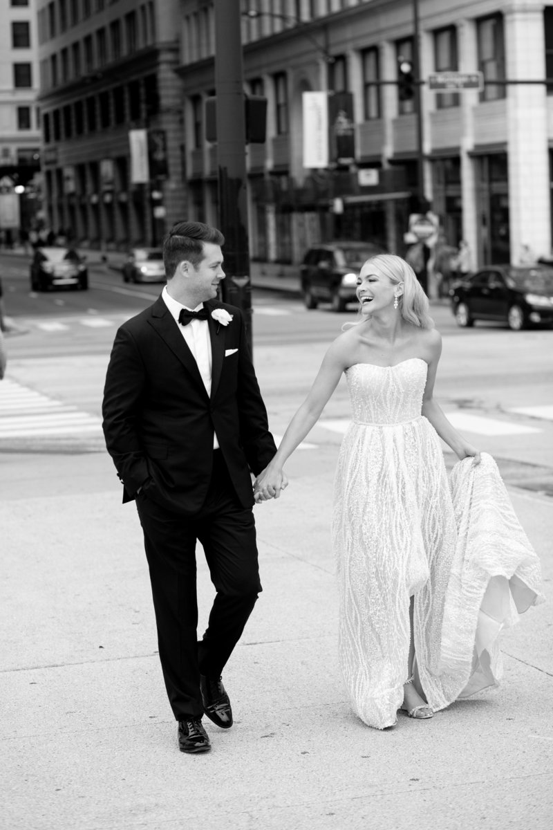 Chicago Michigan Avenue Wedding by Natalie Probst Photography