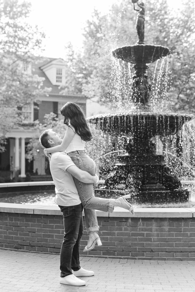 Downtown Louisville Engagement Session - Nicole and Brendan-21