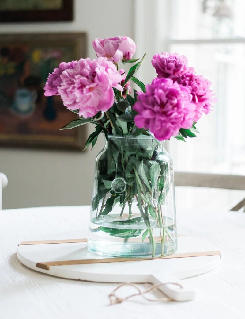 Handmade Recycled Glass French Mason Jar Vase
