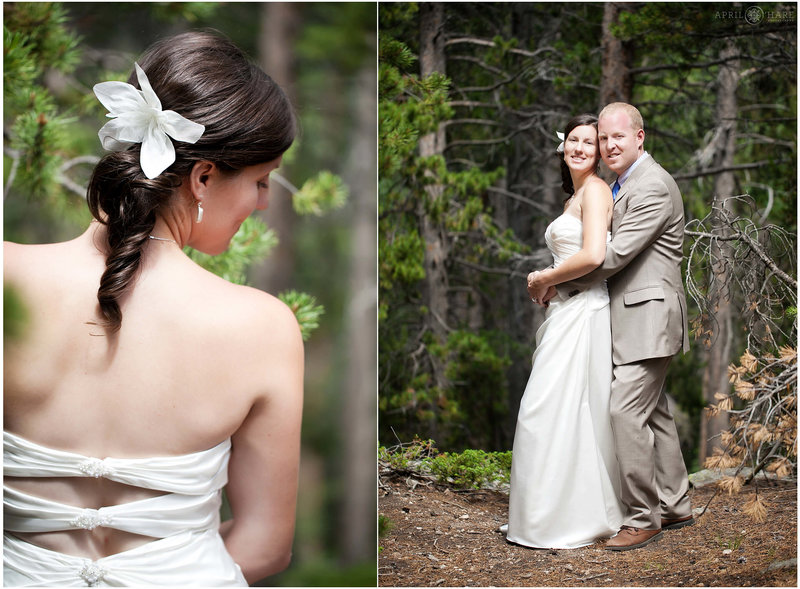 Woodsy Wedding Pictures at Golden Gate Canyon State Park in  Colorado