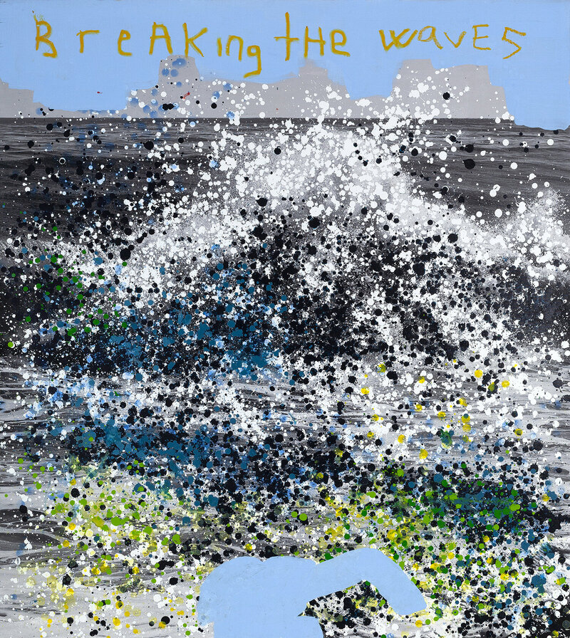 Jordi Mollà Serie HEAVEN 30 2025 Mixed media Canvas.