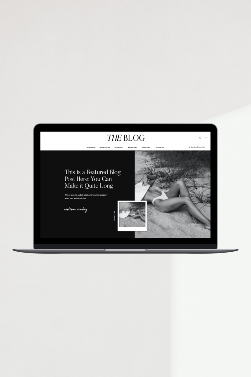 La Carte Showit Website Blog