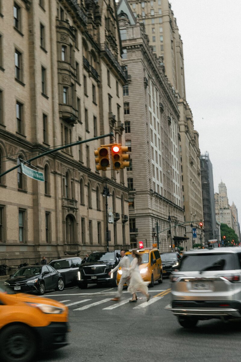 Editorial wedding portraits in SoHo, NYC wedding photographer.