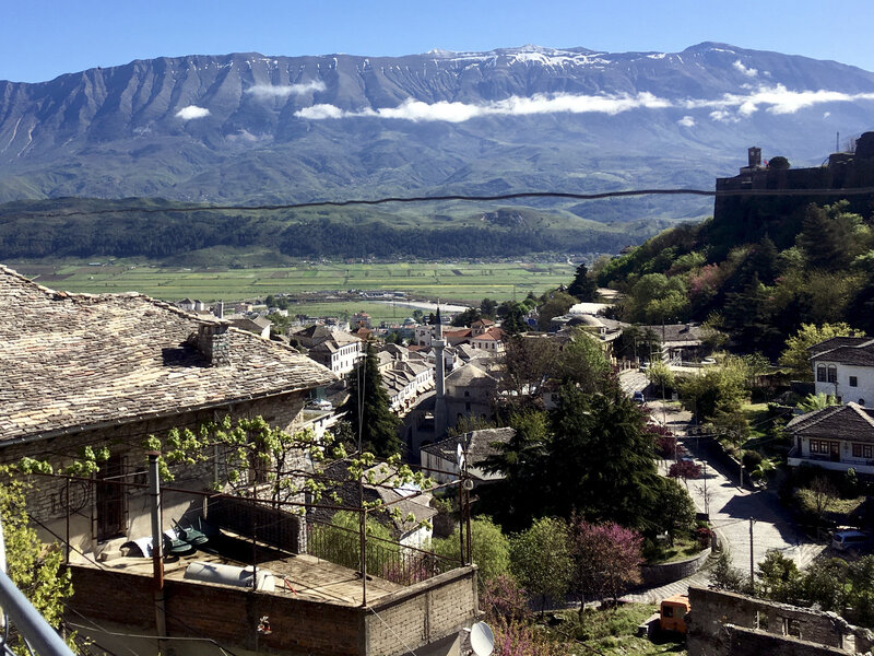 Albania Gjirokaster Valley View