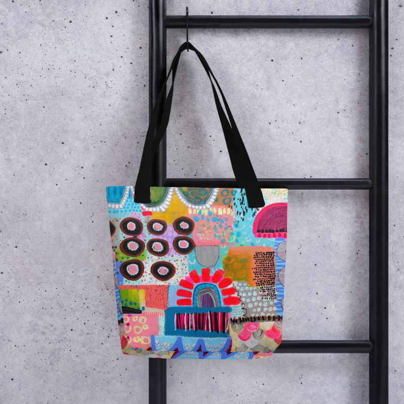 brand new day all-over-print-tote-black-15x15-mockup-663d68bbd8b75