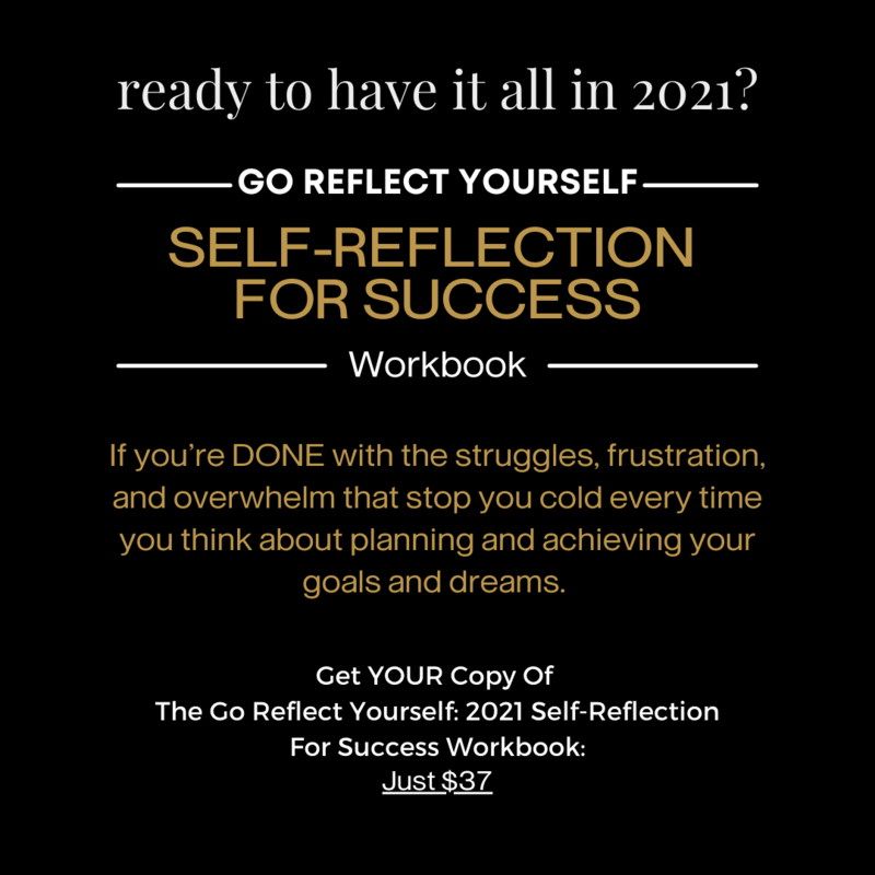 Self-Reflection For Success Workbook IMage 2021