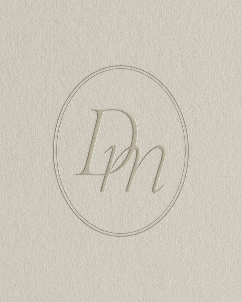 Logo example of branding for photographers by Palme Design Co
