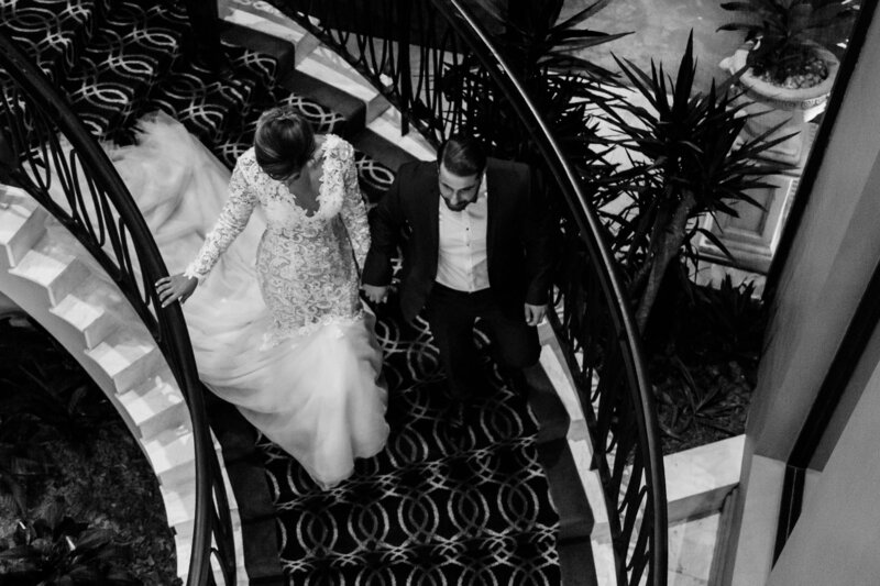 Sam  Rhonda Sydney Australia Wedding Steps