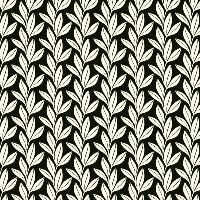 Monochromatic seamless vine pattern blend of black and cream hues, create a harmonious and timeless aesthetic - masculine, simple, minimalistic, botanical print, tropical pattern