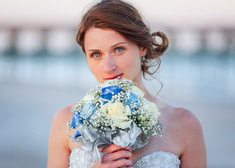 Light Shifter Studios photographs a beautiful bride at her Wedding in Wrightsville Beach. 
