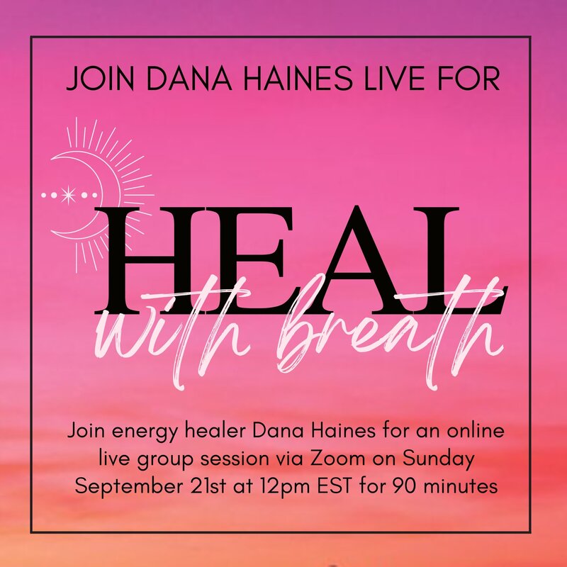 breathwork online class offering with dana haines