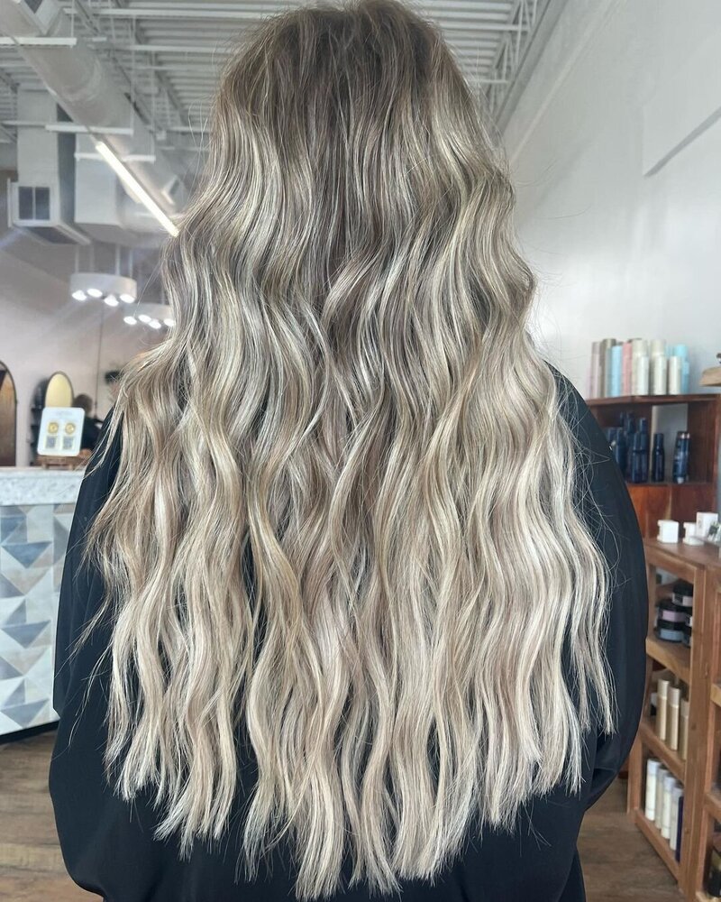 Hand Tied Extensions at Salt Hair Collective - East Beach Norfolk Virginia Hair Salon - 14