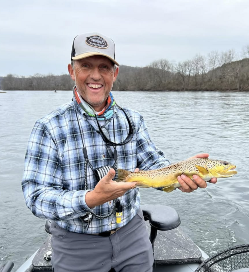 Lake fishing on Lake Blue Ridge