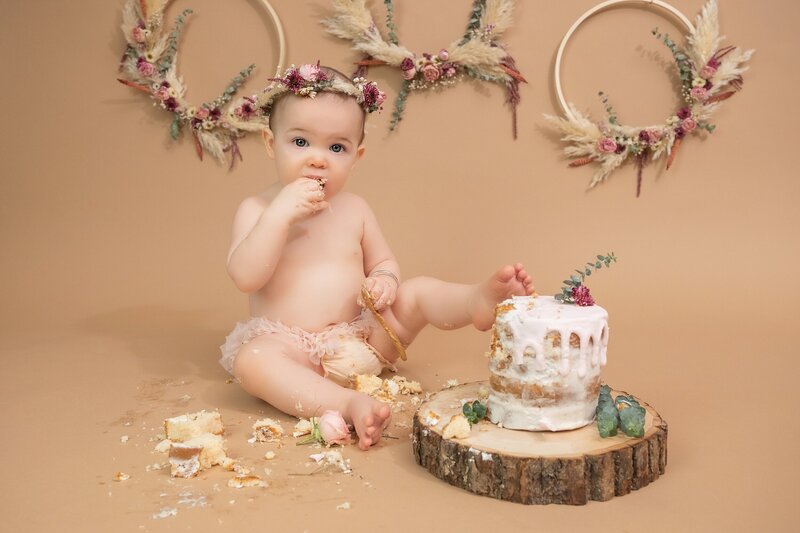 Houston Cake Smash First Birthday Baby Photography Photographer