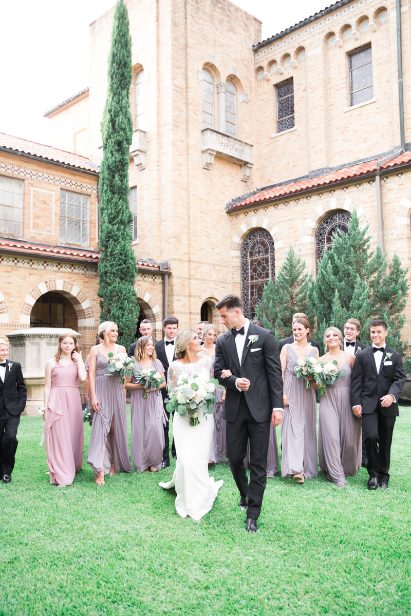 Wedding party for Austin wedding 