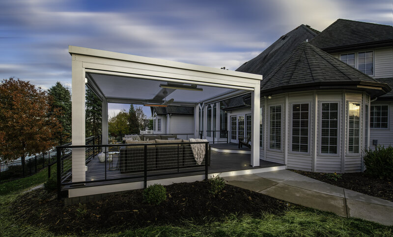 Experience luxury and relaxation with Signature Decks' exquisite pergolas, expertly designed to complement your Maumee, Ohio home and provide a stunning outdoor sanctuary.