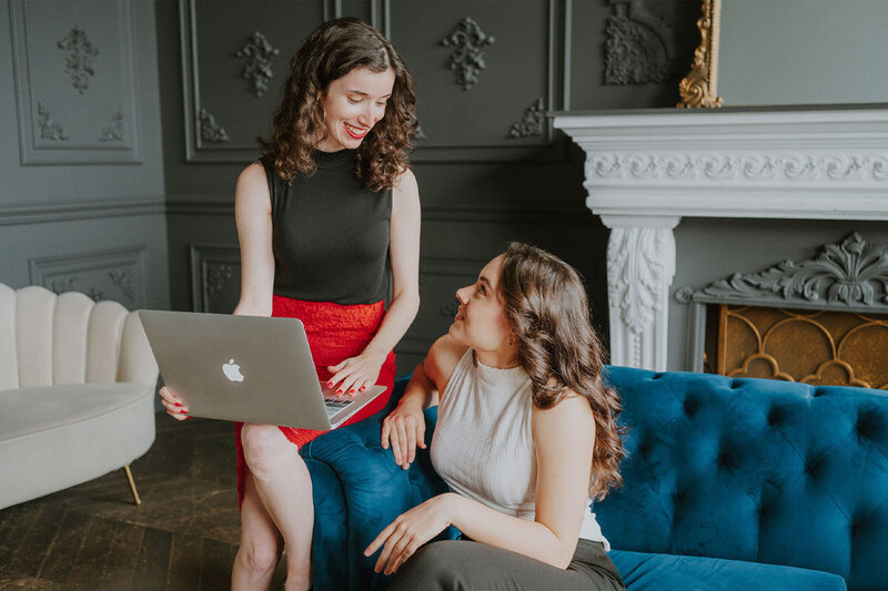 Launch copywriter helping client