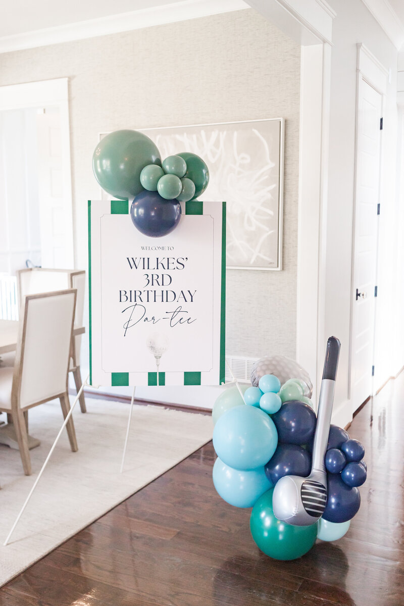 Golf Themed Birthday Party
