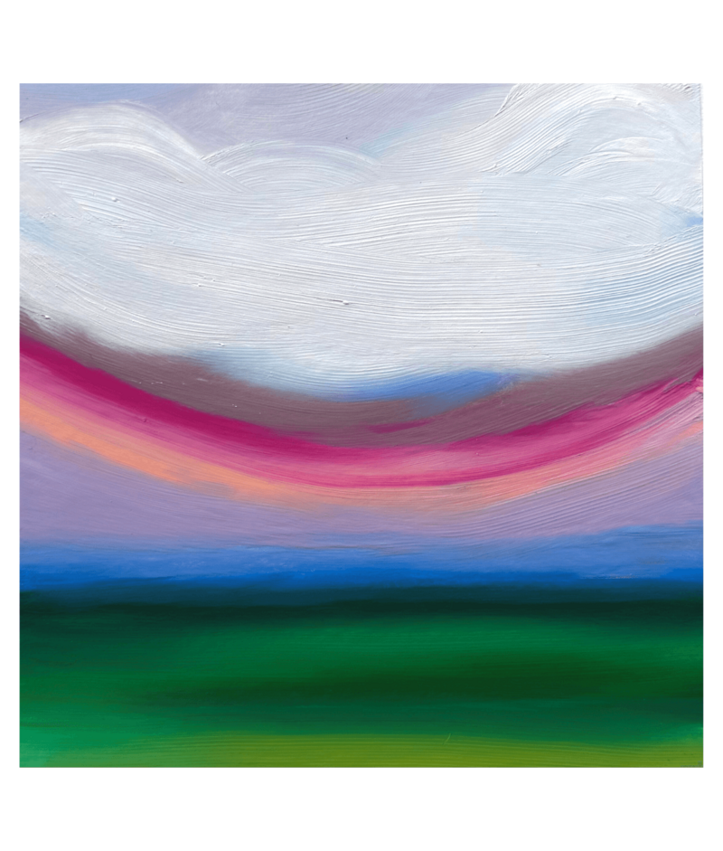 5 A Banner Over Me Post Card