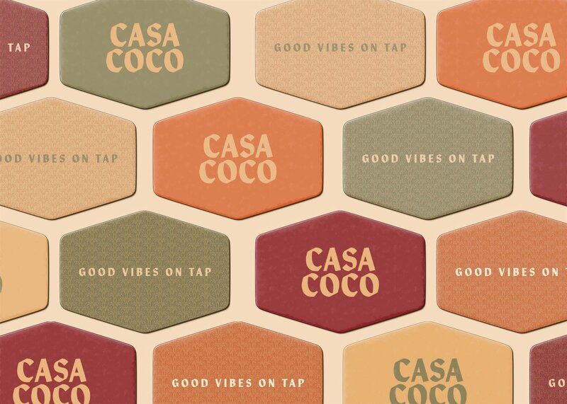 Screenshot of Casa Coco branding and custom Showit website by Soltide