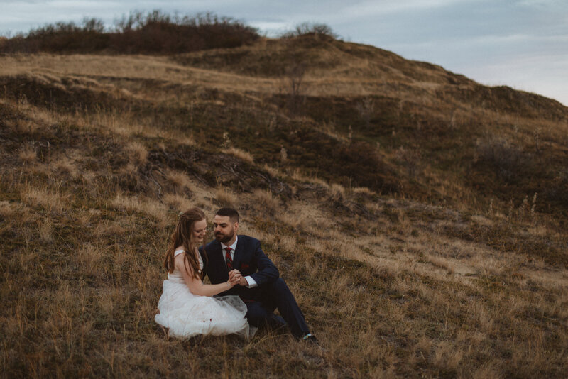 mountain couples session in Banff National Park, Alberta