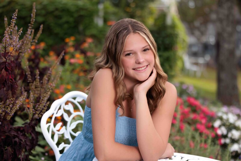 Spring Flowers with these teen portraits in Raleigh, NC.